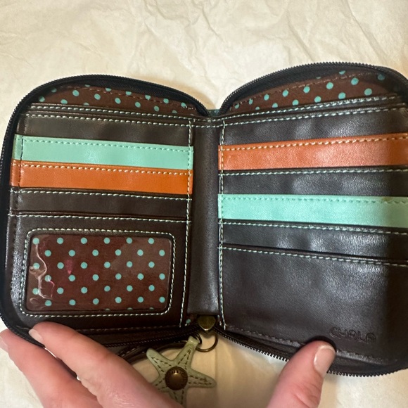 Mermaid Chala zip around wallet - Picture 3 of 6